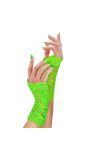 Feest Handschoenen Vingerloos Neon Groen Dames