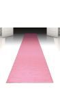 Feestelijke baby roze vloer loper