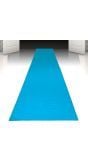 Feestelijke babyblauwe vloer loper