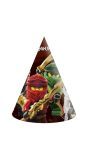 Feesthoedjes lego kinderfeestje 6 stuks