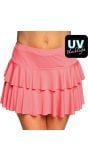 Festival Mini Rokje Neon Roze