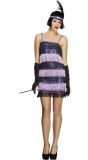 Flapper jurkje 20s paars