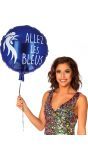 Folieballon 'Allez les Bleus' 45cm