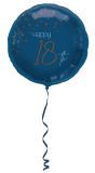 Folieballon elegant 18 jaar blue