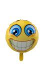 Folieballon emoticon lachen 45cm