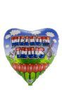 Folieballon Hartvorm Welkom Thuis 46Cm