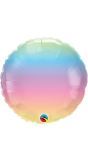 Folieballon meerkleurig ombre