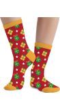 Foute kerstsokken kind verassingen rood