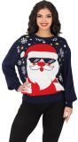 Foute kersttrui cool santa dames