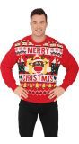Foute kersttrui vrolijk kerstfeest heren