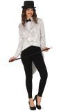 Frackjas dames Zilver Pailletten