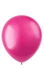 Fuchsia roze metallic ballonnen 50 stuks