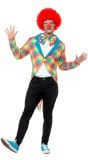 Geblokte clowns tailcoat