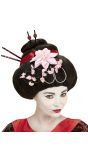 Geisha Pruik met Bloem