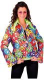 Gekleurd hippie vest 60s vrouwen
