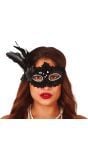 Gemaskerd Bal Zwart Oogmasker