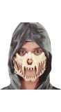 Gevaarlijk carnivoor gebit halfmasker halloween