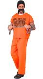 Gevangenis Outfit Carnaval Oranje Mannen