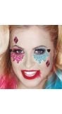 Gezicht juwelen Harley Quinn