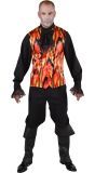 Gilet man vlammen