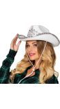 Glamour cowboy hoed wit