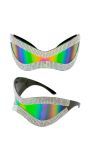 Glamour Party Zonnebril met Stenen Rainbow Mannen