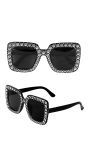 Glitter Bril Zwart Dames Mannen