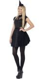 Glitter heks kostuum dames