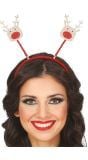 Glitter rendieren kerst hoofdband