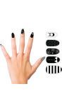 Gothic girl nep nagels halloween