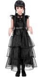 Gothic Kostuum Zwart Meisjes Wednesday Addams