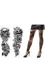 Gothic tattoo panty dames halloween