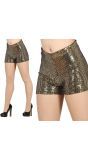Goud Pailletten Shorts Dames