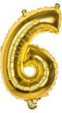 Gouden Ballon Cijfer 6