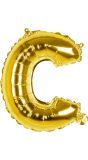 Gouden ballon letter C