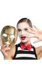 Gouden Gezichtsmasker Mime