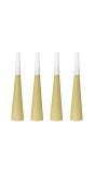 Gouden glitter toeters 4 stuks