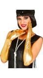 Gouden handschoenen lang
