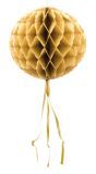Gouden honingraat bol decoratie