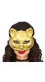 Gouden Kat Oogmasker Venetiaans Carnaval