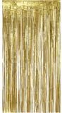Gouden Metallic Franjegordijn 200x100 cm