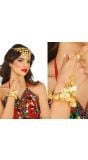Gouden Munten Armband Waarzegster