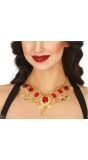 Gouden Ruby Ketting