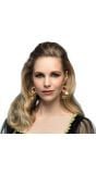 Gouden Ruby Oorbellen