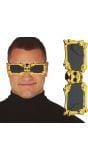 Gouden Skelet Zonnebril