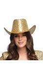 Gouden Western Rodeo Party Hoed