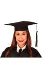 Graduation hoed zwart