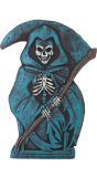 Grafsteen skelet met ribben 43 x 32 cm halloween