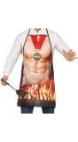 Grappig Barbecue Schort Worst