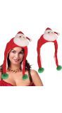 Grappige warme kerstman muts